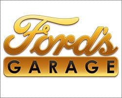 Ford's garage logo on a white background