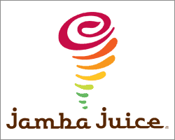 The iconic logo for Jamba Juice.