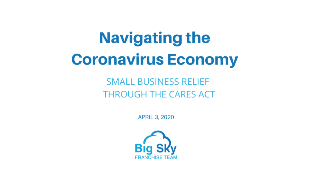 Navigating the small business relief through the CARES Act and stimulus funding in the coronavirus economy.