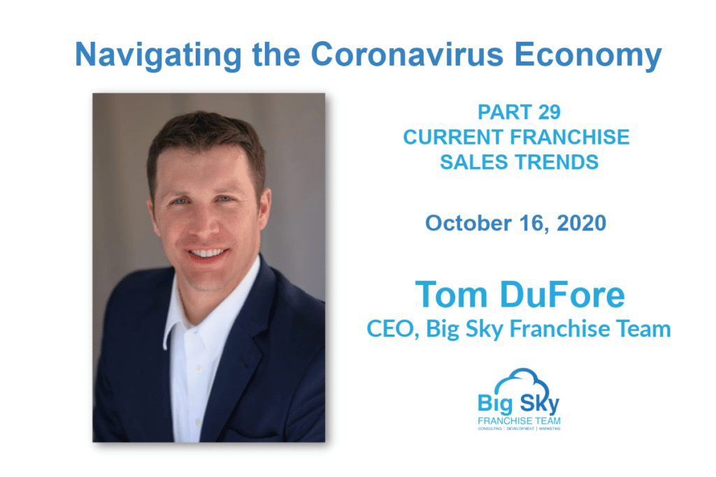         Description: Navigating the franchise sales trends in the coronavirus economy of 2020.