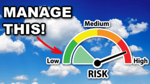 A risk gauge to manage medium and low business risks.